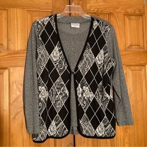 NWOT Vintage Alfred Dunner Blouse Top Size M